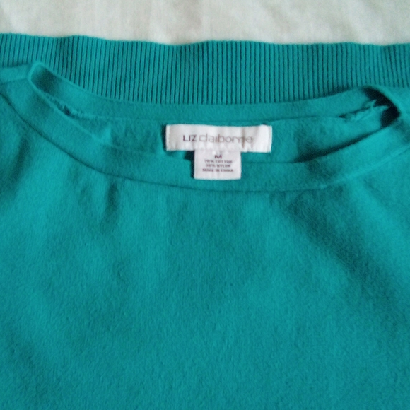 Liz claiborne Teal Top - Picture 3 of 6